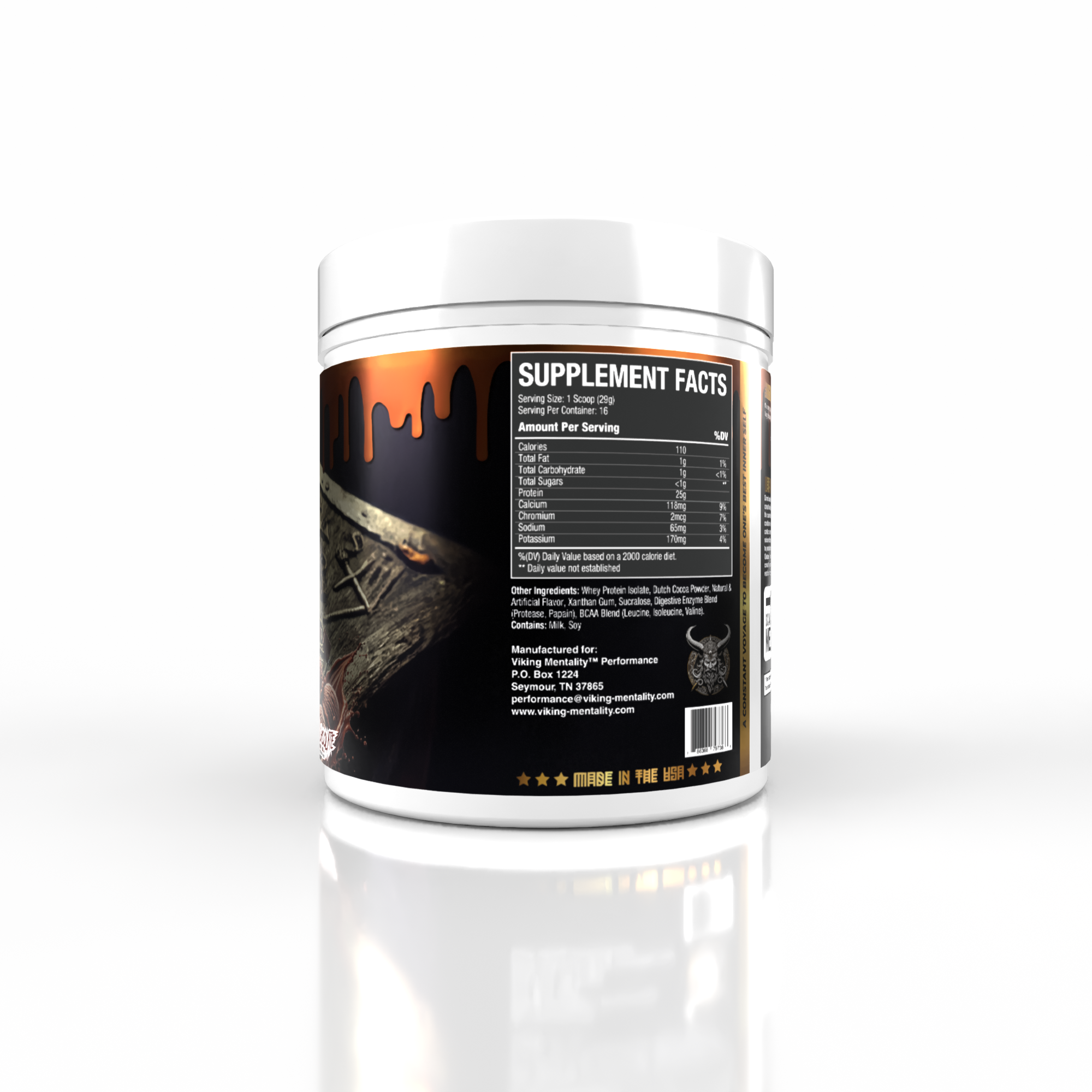 Viking Mentality Whey Isolate 1lb - Viking Chocolate